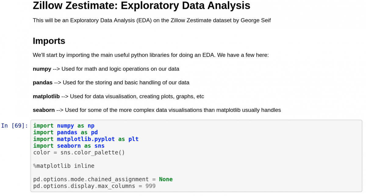 стандартный код для Python Data Science